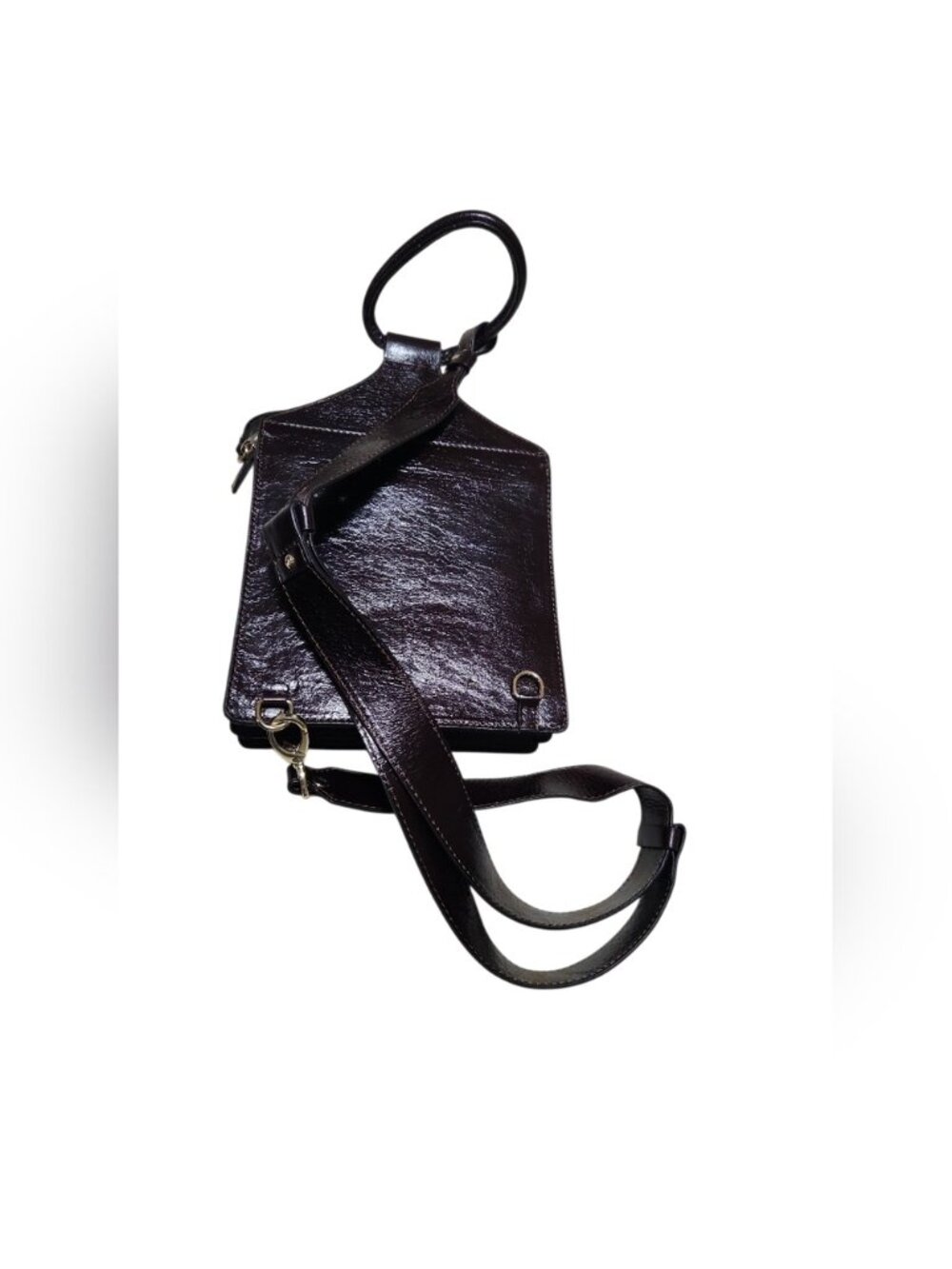 Ron White Dark Brown Women's Leather Backpack